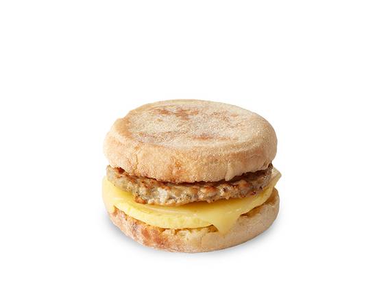 Egg, Sausage and Jack Cheese Breakfast Sandwich