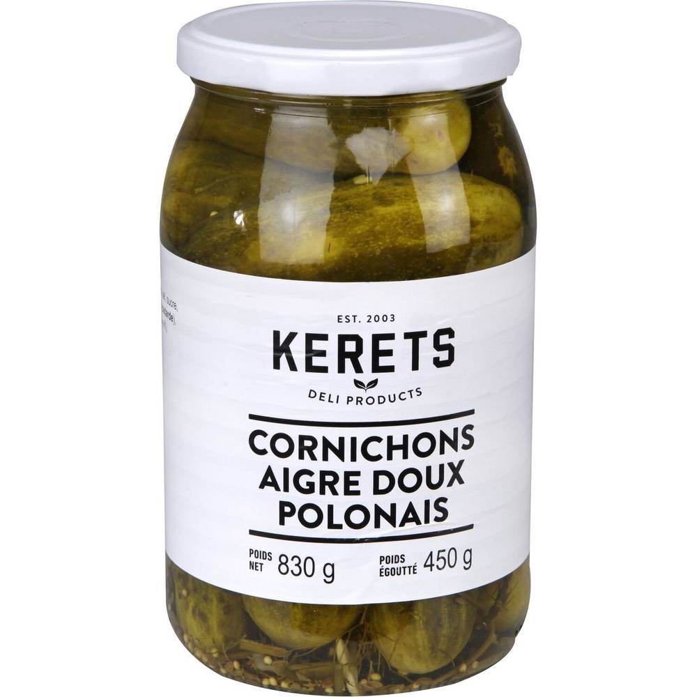 Kerets - Cornichons aigre doux polonais