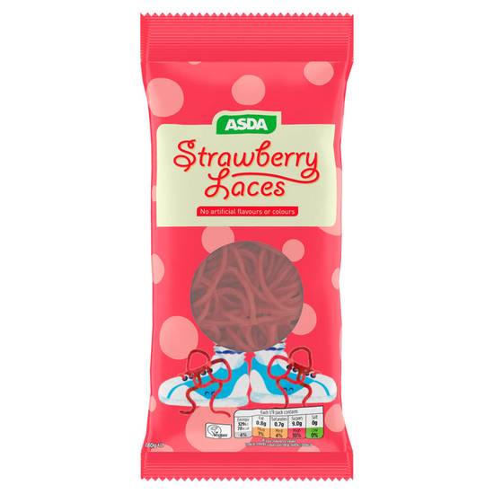 ASDA Strawberry Laces 180G