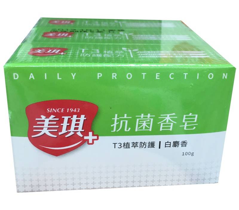 美琪抗菌香皂白麝香 | 3×100 g #43051211