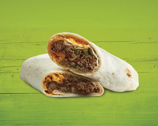 Green Chile Beef and Potato Burrito