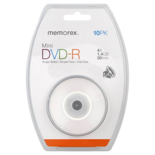 Memorex Mini Dvd-R 4x 1.4 Gb