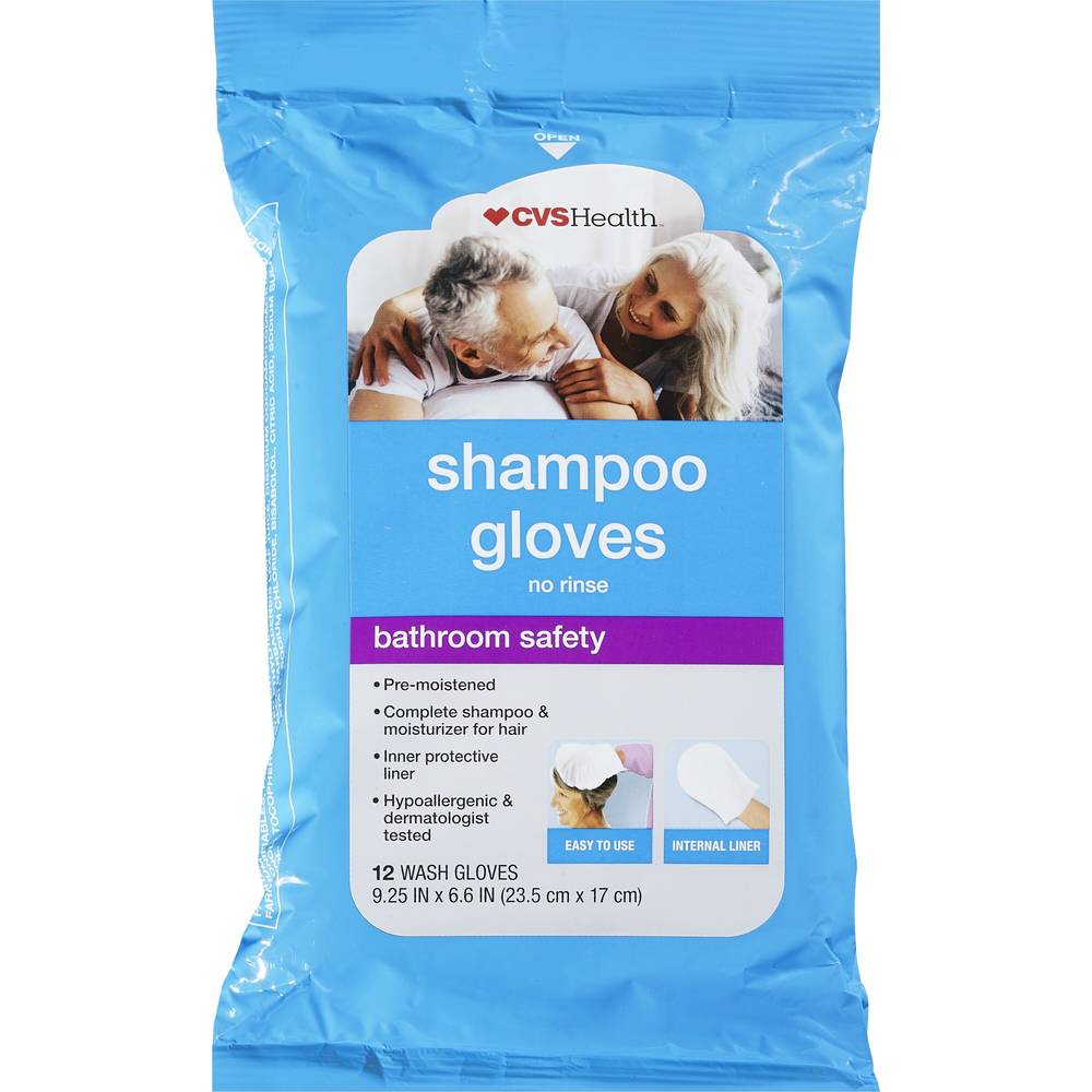 CVS Health Pre-Moistened no-rinse Shampoo Glove