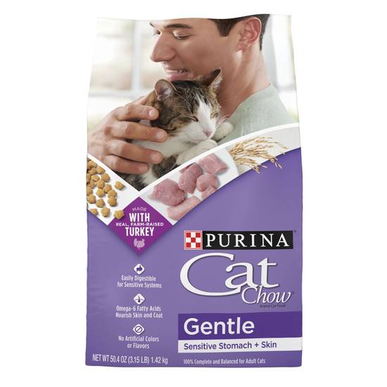 Purina Cat Chow Gentle Sensitive Stomach + Skin Dry Cat Food (assorted)