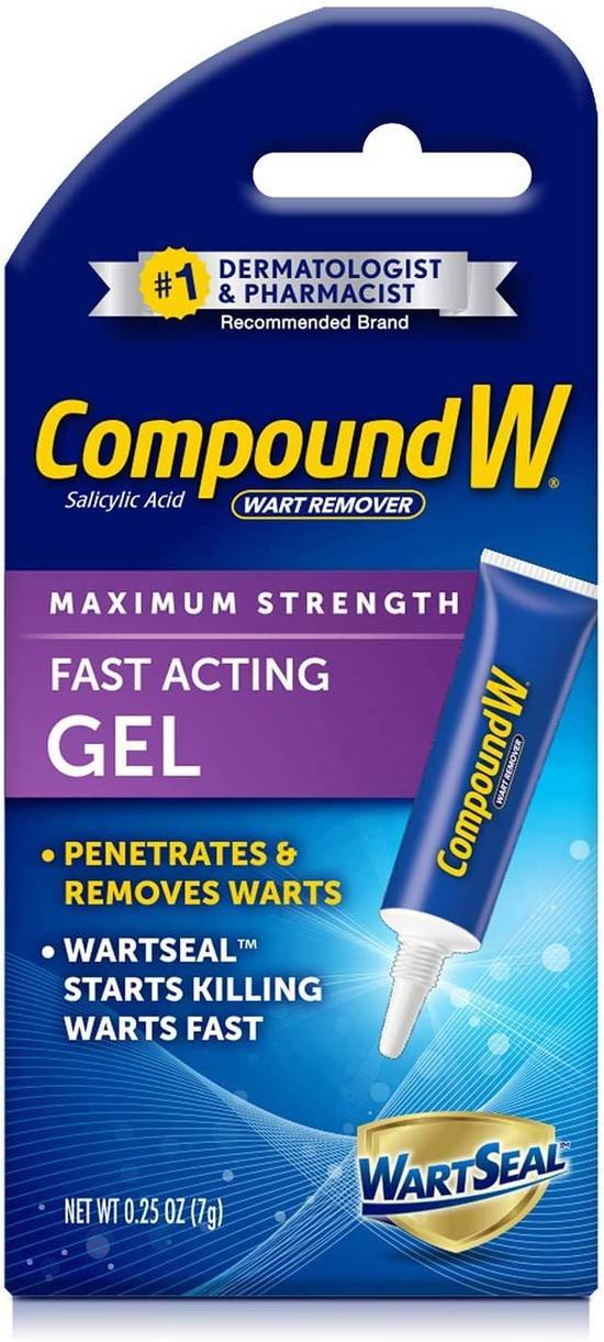 Compound W Wart Remover Maximum Strength Fast-Acting Gel (0.25 oz)