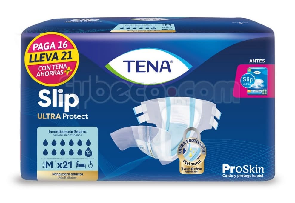 Incont. Fuerte Tena Slip Medium X 21