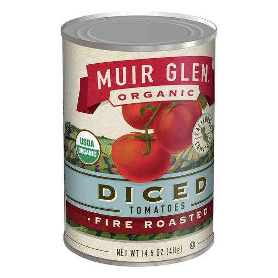 Organic Fire Roasted Diced Tomatoes Muir Glen 14.5 oz