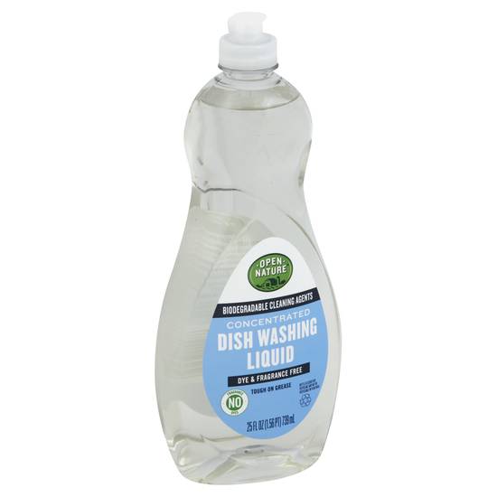 Open Nature Concentrated Dye & Fragrance Free Dishwashing Liquid