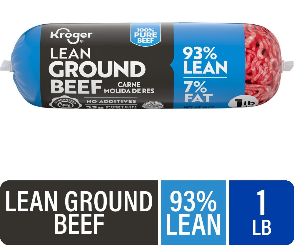 Kroger® 93/7 Ground Beef Roll 1 LB