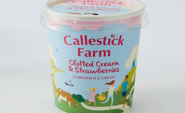 Callestick Clotted Cream Strawberry 125ml (V)