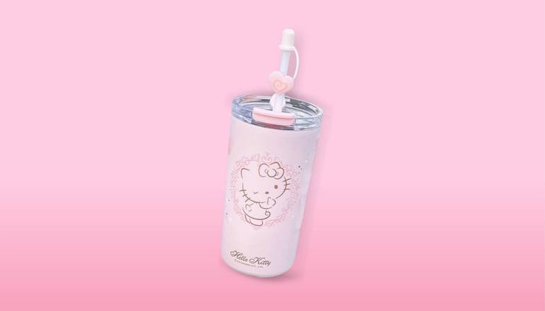 NEW!! Hello Kitty Reusable Tumbler (Pink)