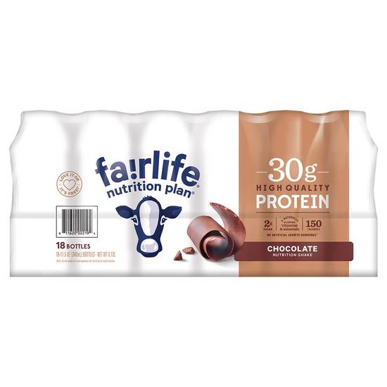 Fairlife Nutrition Plan 30g Chocolate Protein Shake (18 pack, 11.5 fl oz)