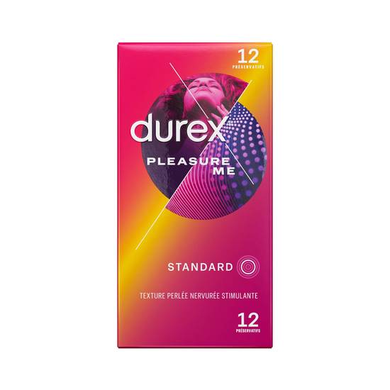 Durex - Préservatifs standard pleasure me