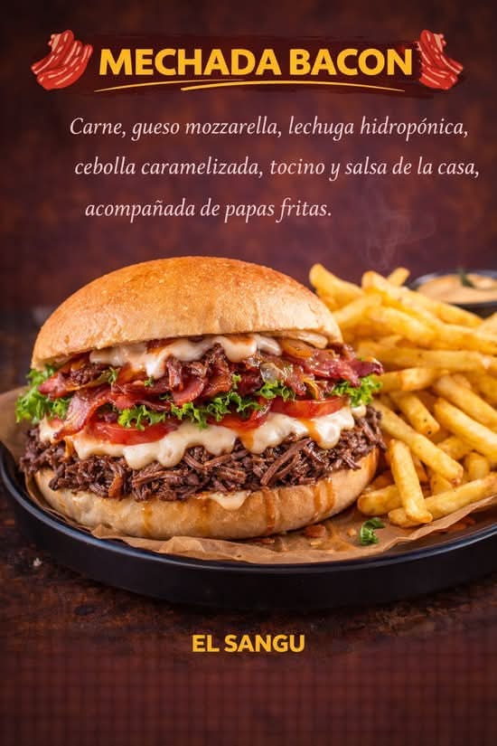 Carne Mechada Clásicas Bacon