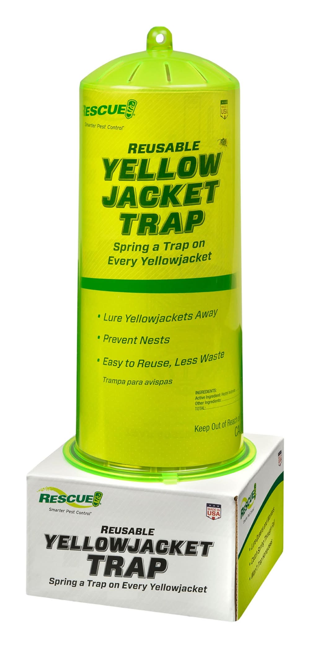 RESCUE! Reusable yellow jacket trap Outdoor Powder Canister Insect Trap