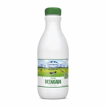 Leche desnatada Central Lechera Asturiana botella 1,5 l.