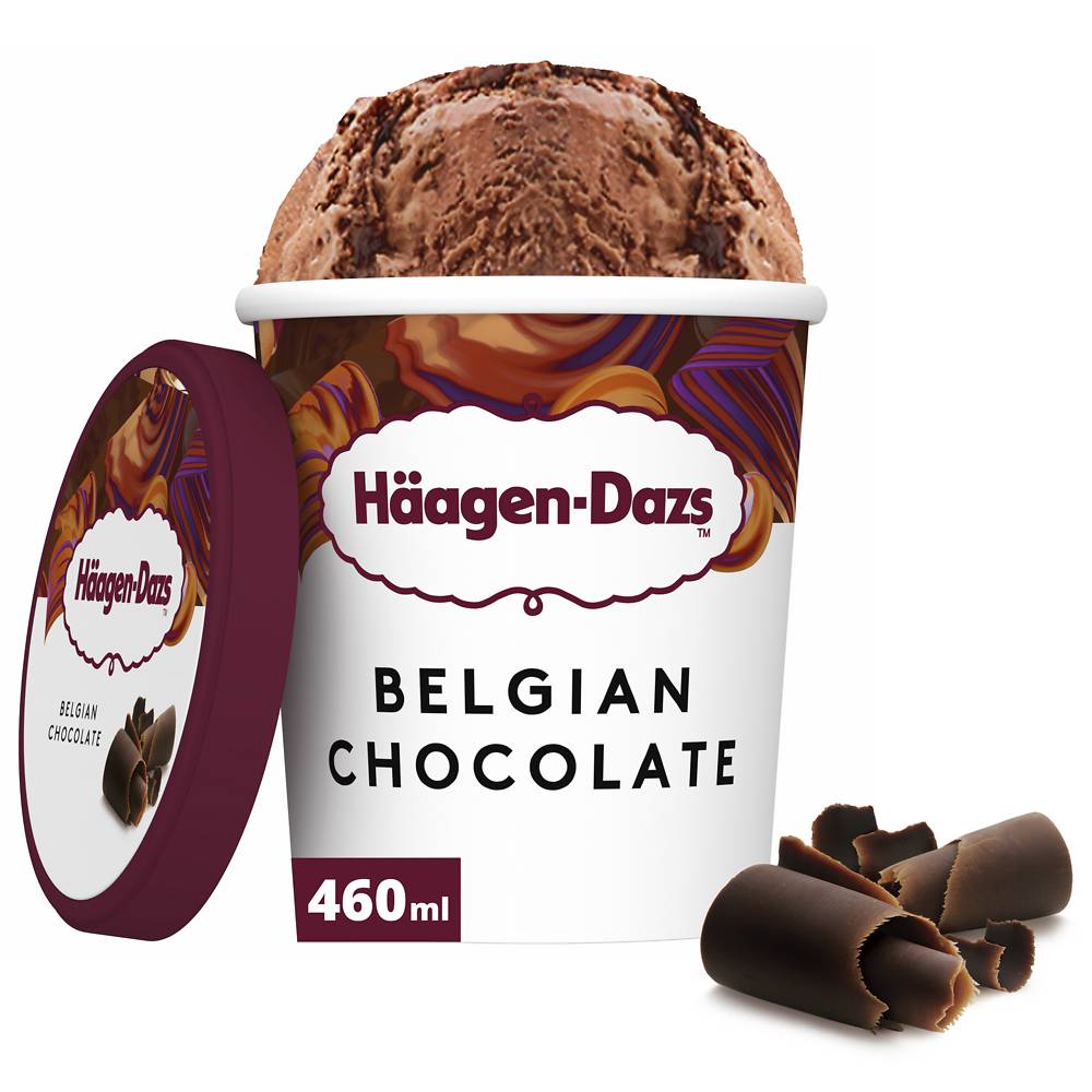 Häagen-Dazs - Crème glacée, belgian chocolate (460ml)