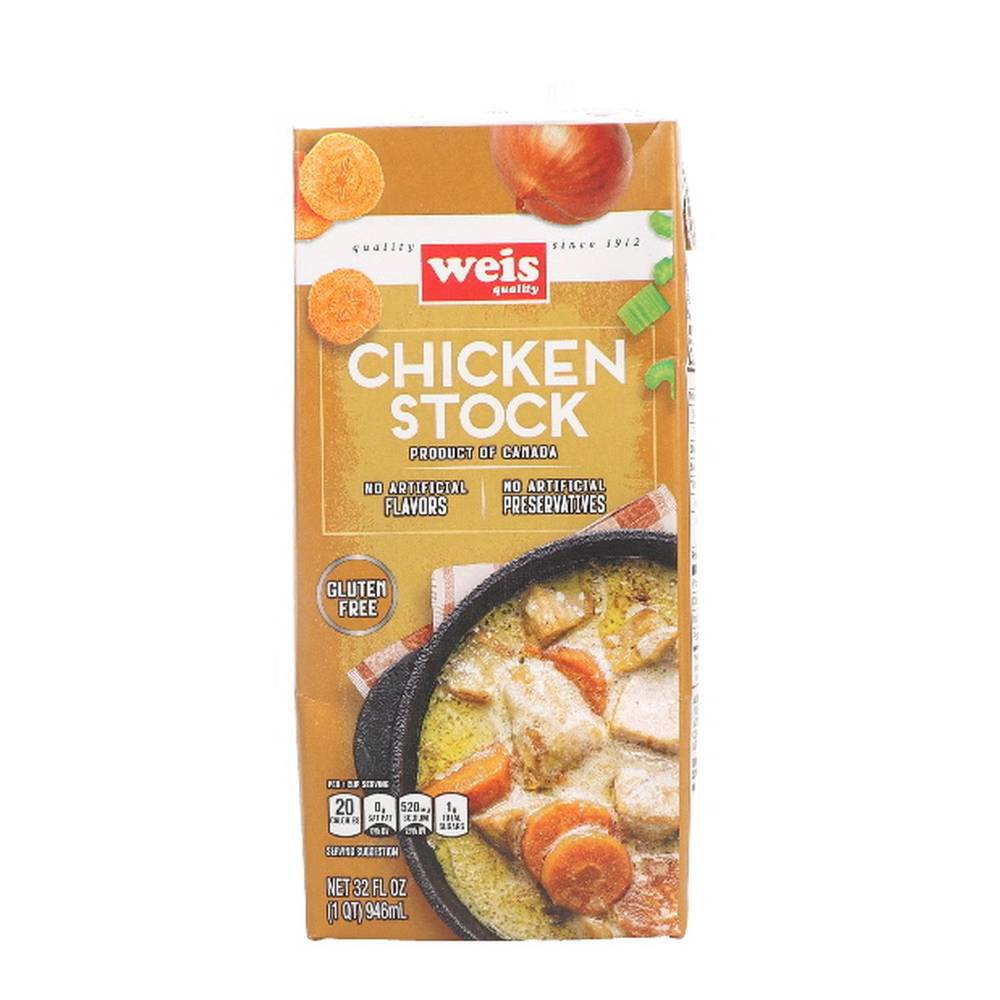 Weis Broth Chicken Stock (32 fl oz)