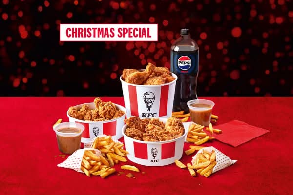 Festive Triple Bucket