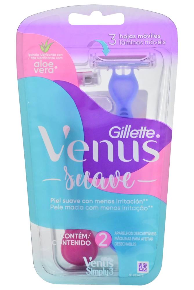 GILLETTE AF VENUS SUAVE ALOE VERA *2