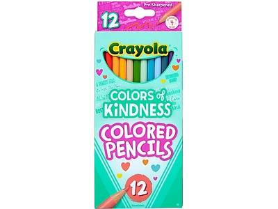 Crayola Colors of Kindness Kids' Colored Pencils, Assorted Colors, Dozen (682114)
