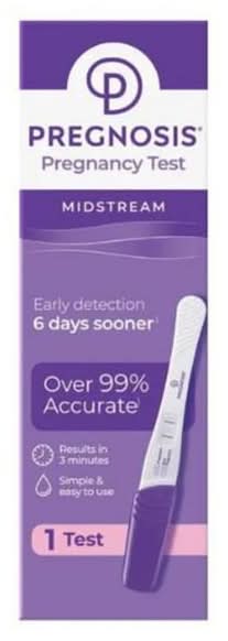 Pregnosis Pregnancy Test Kit Midstream 1 Pack