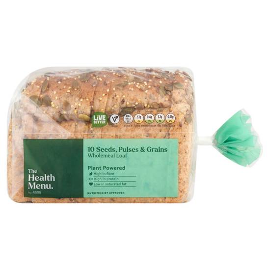 Asda The Health Menu 10 Seeds, Pulses & Grains Wholemeal Loaf 470g