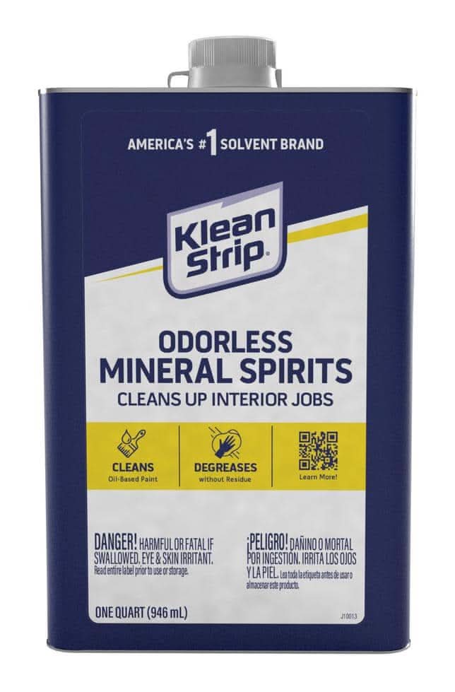 Klean-Strip 1 Qt. Odorless Mineral Spirits - Carb Formula