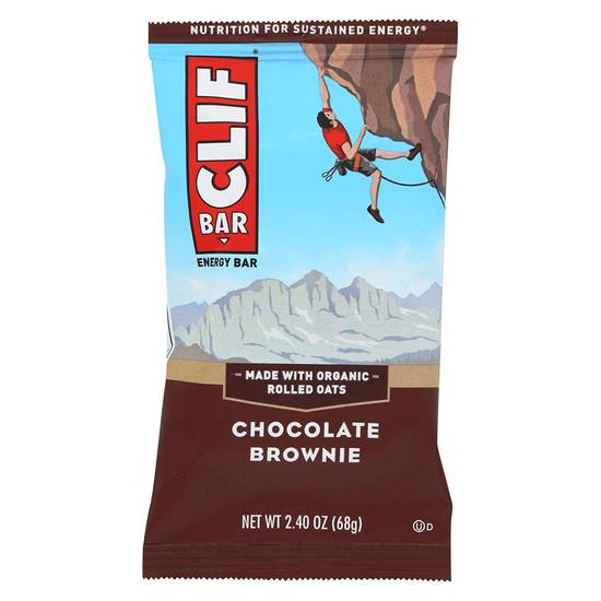 Clif Bar Energy Bars, Chocolate Brownie, 9g Protein Bar