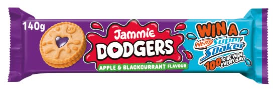 Jammie Dodgers Apple-Blackcurrant, Burst Biscuits (140g)