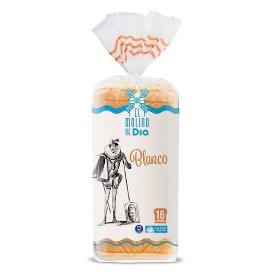 Pan de molde blanco El molino de Día bolsa 460 g