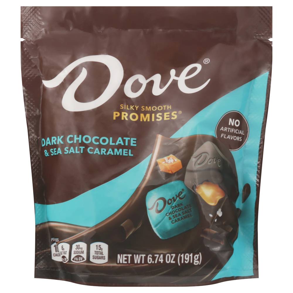 Dove Promises Sea Salt and Caramel Candy, Dark Chocolate (6.74 oz)