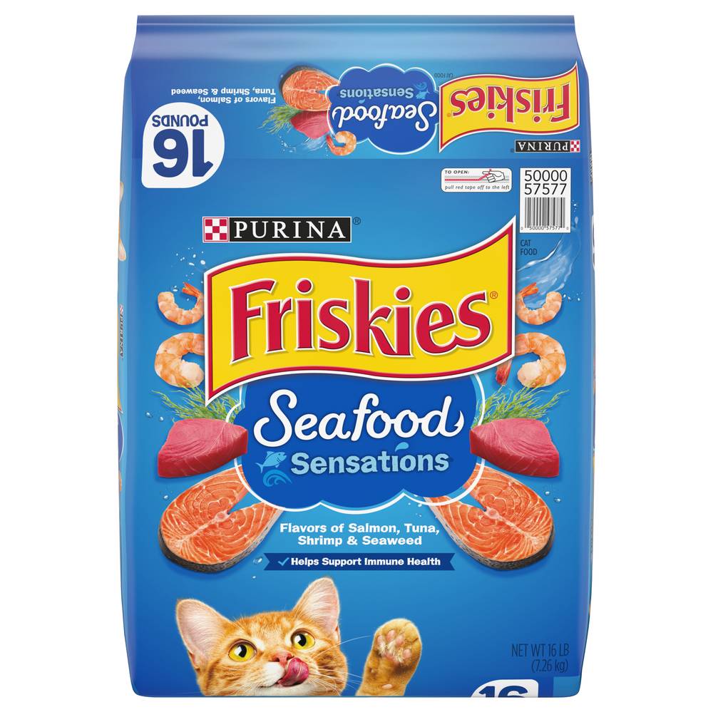 Friskies Seafood Sensations Cat Food (16 lbs)