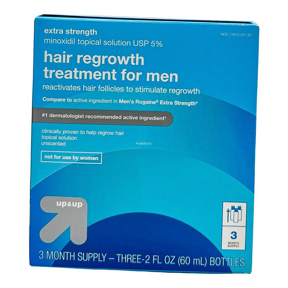 up&up Extra Strength Minoxidil Hair Regrowth Treatment For Men (2 fl oz)