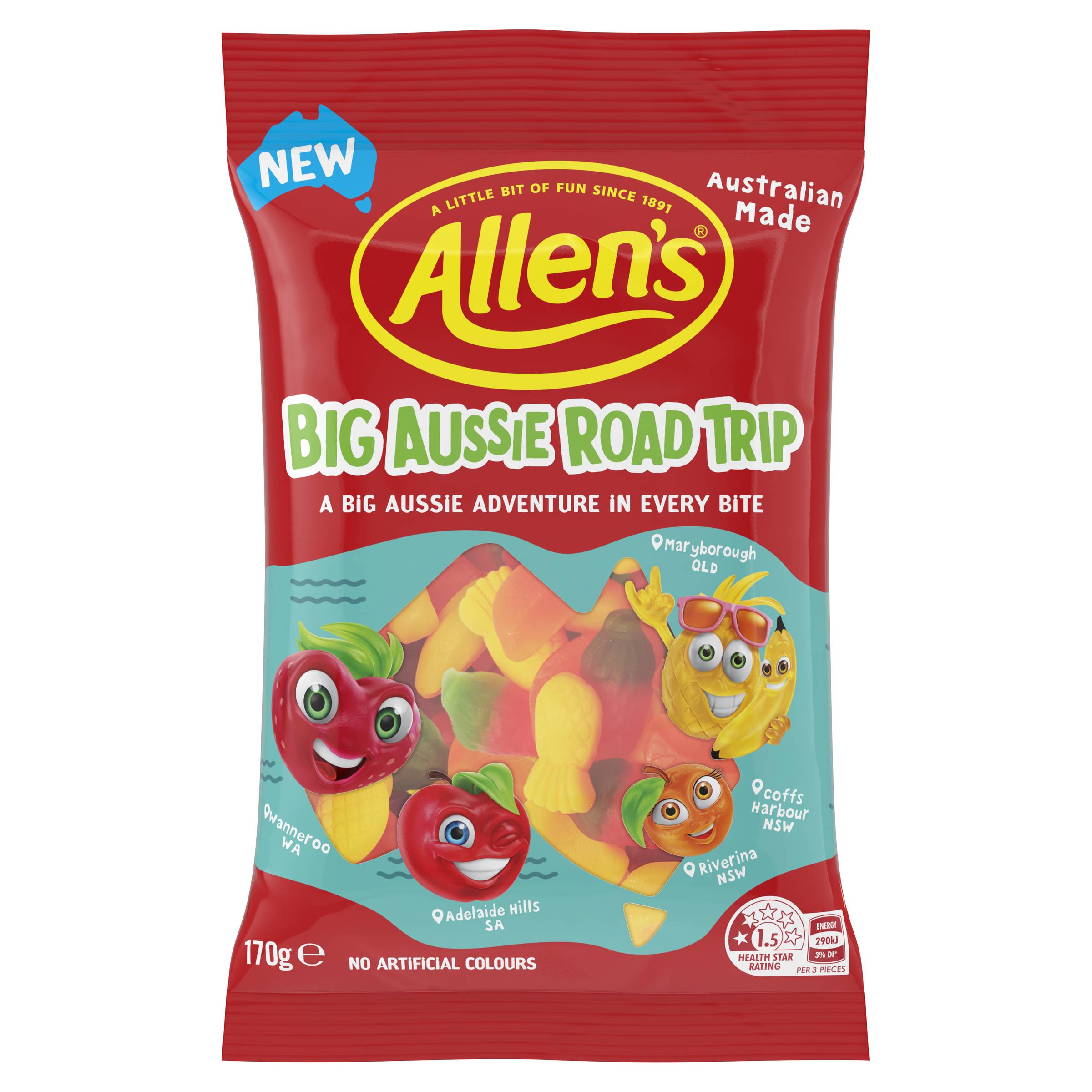 Allen's Big Aussie Road Trip Bag 170g