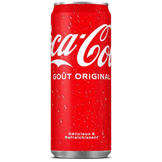 Coca Cola - Boisson rafraîchissante goût original (33cl)
