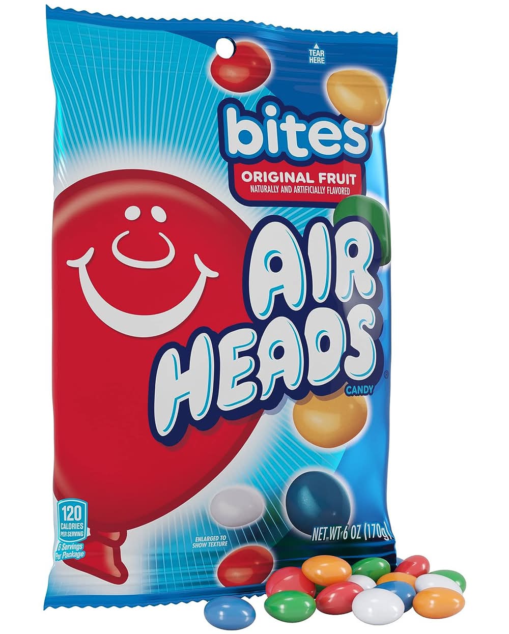 Airheads Candy Fruit Bites, Assorted (6 oz)