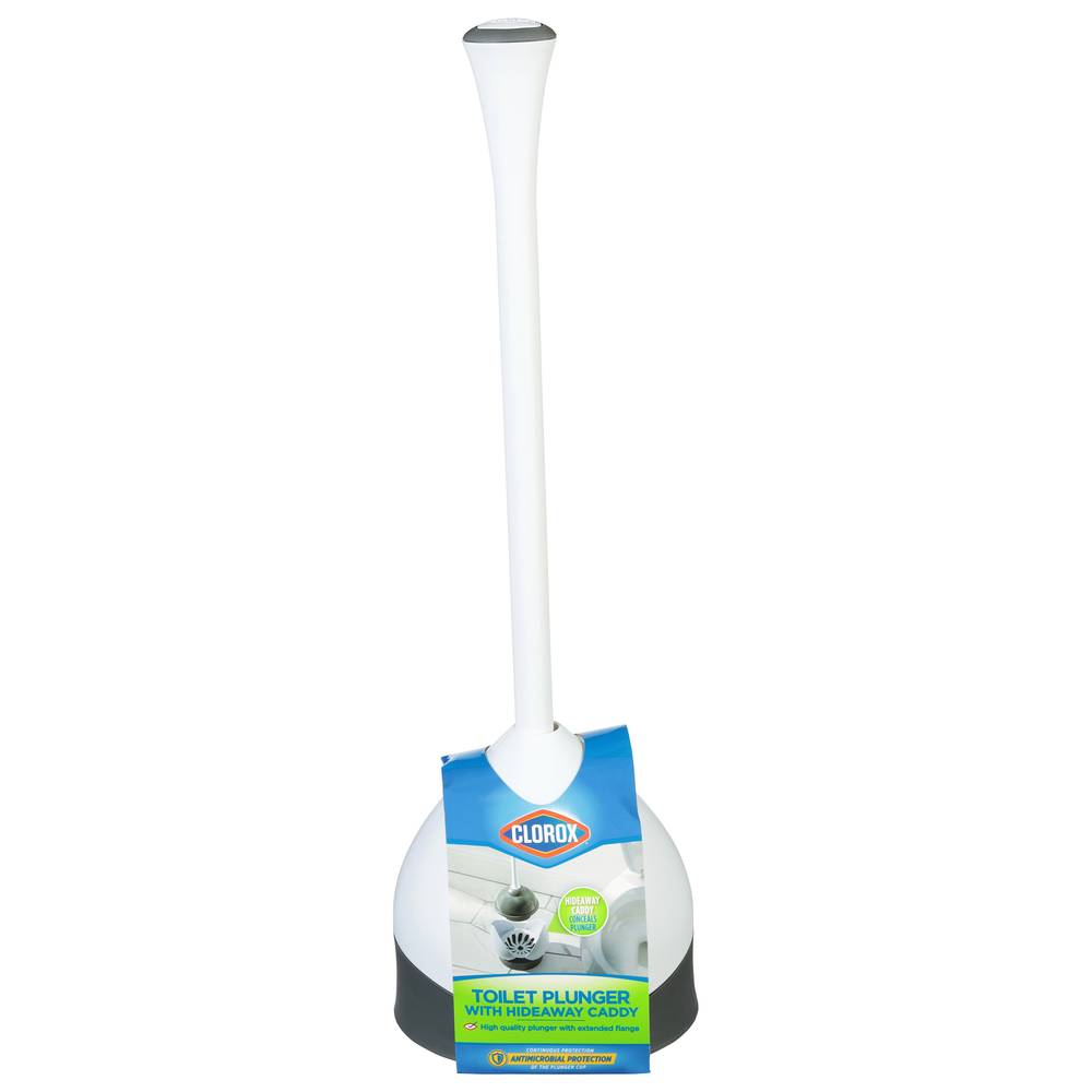 Clorox Tiolet Plunger With Hideaway Caddy