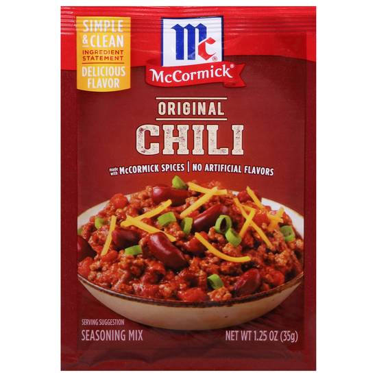 Mccormick Original Chili Seasonings Mix