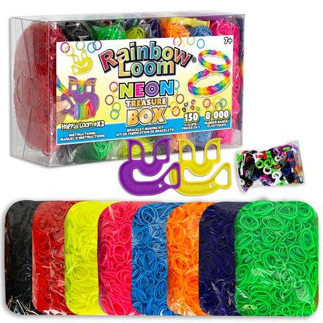 Rainbow Loom Neon Treasure Box