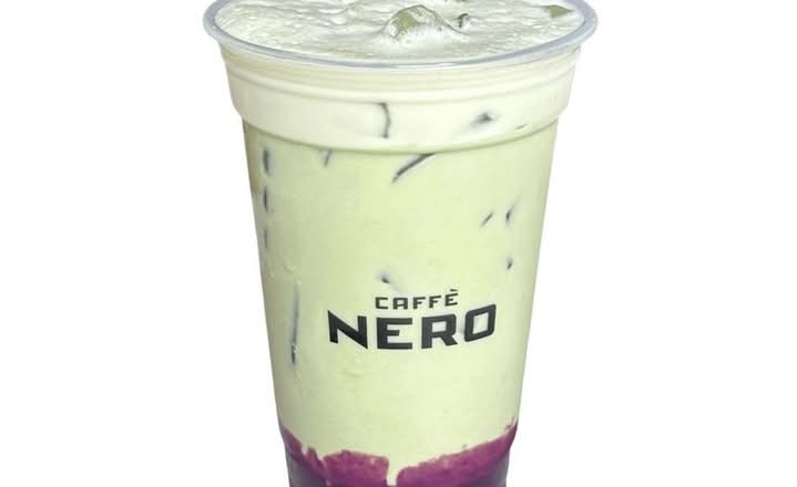 Iced Blueberry Vanilla Matcha