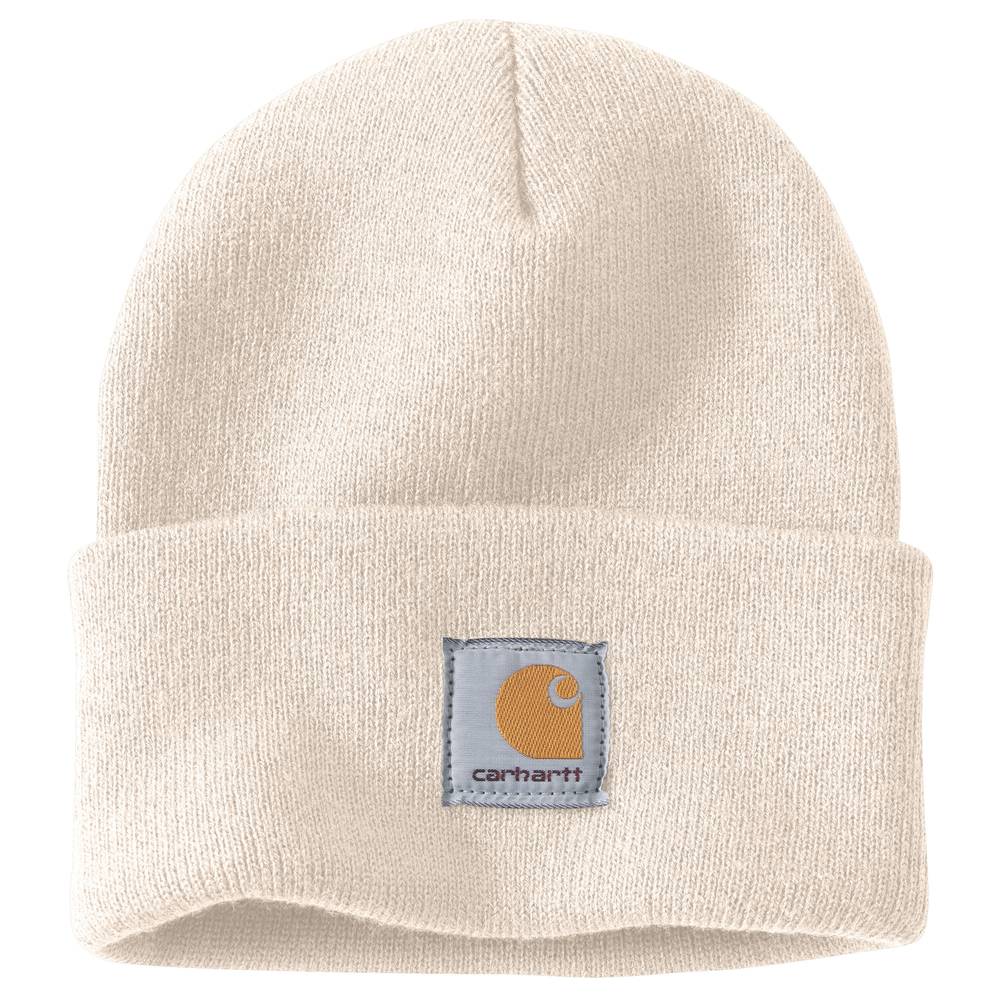 Carhartt Men's Winter White Acrylic Knit Hat | A18-WWHOS