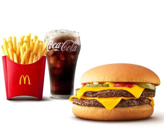 ダブルチーズバーガー セット Double Cheeseburger Set