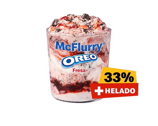 McFlurry Oreo Fresa