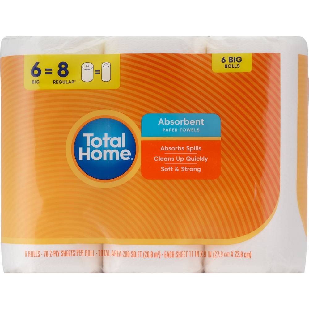 Total Home Absorbent Paper Towels