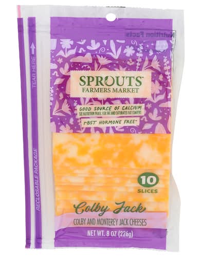 Sprouts Sliced Colby Jack Cheese