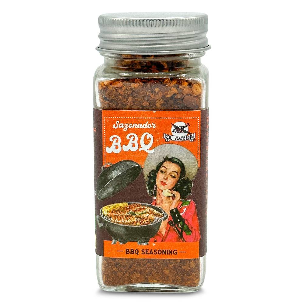 Sazonador Barbacoa El Avion Frasco 90 G