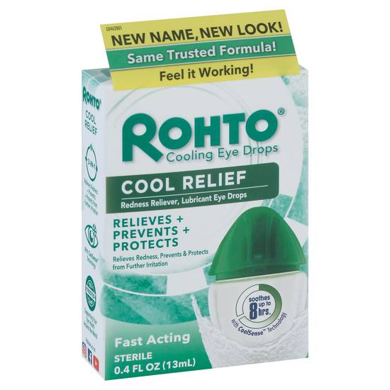 Rohto Cool Lubricant Eye Drops (0.4 fl oz)