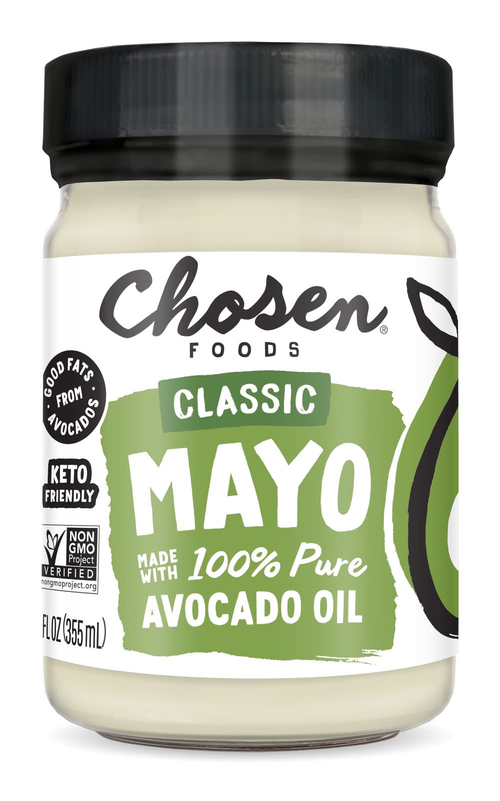 Chosen Foods Avocado Oil Based Classic Mayo (12 fl oz)