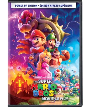 Super Mario The Super Mario Bros. Movie Power Up Edition Dvd
